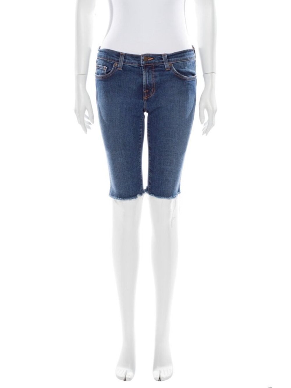 J Brand knee-length shorts, mid-rise, size 29 (M)